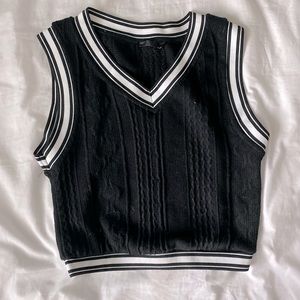 Trim knit tank top from SHEIN